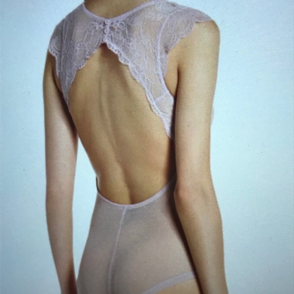 💝LOVE SALE💝SAM EDELMAN LACE CAPSLEEVE BODYSUIT - Picture 15 of 16